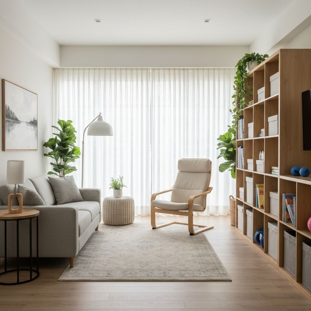 Comfortable wellness-friendly home space